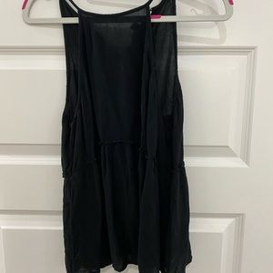 Black tank top